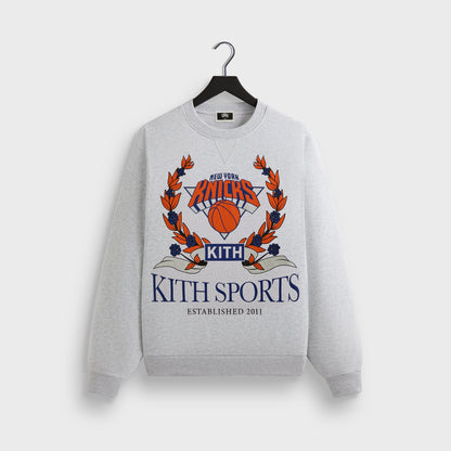 Men Kith Kith for the New York Knicks Laurel Vintage Nelson Crewneck - Light He