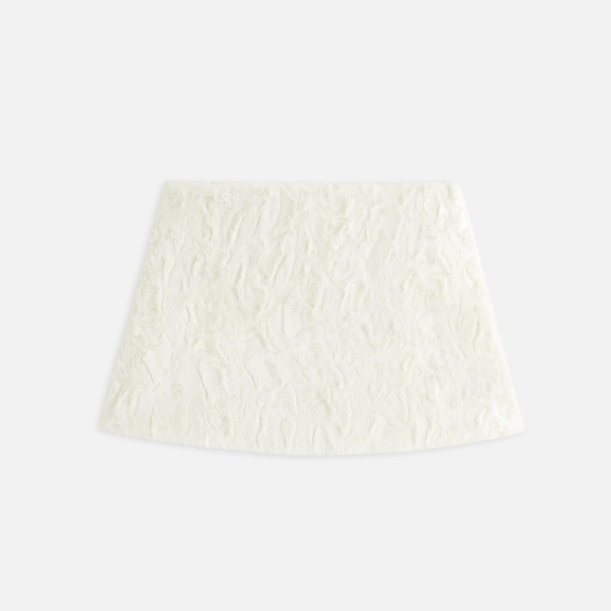 Women Kith Kith Women Ashtyn Cowlick Fur Mini Skirt - Sandrift