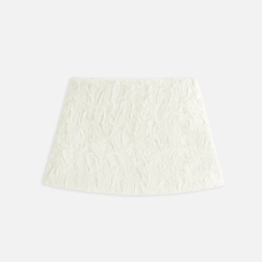 Women Kith Kith Women Ashtyn Cowlick Fur Mini Skirt - Sandrift