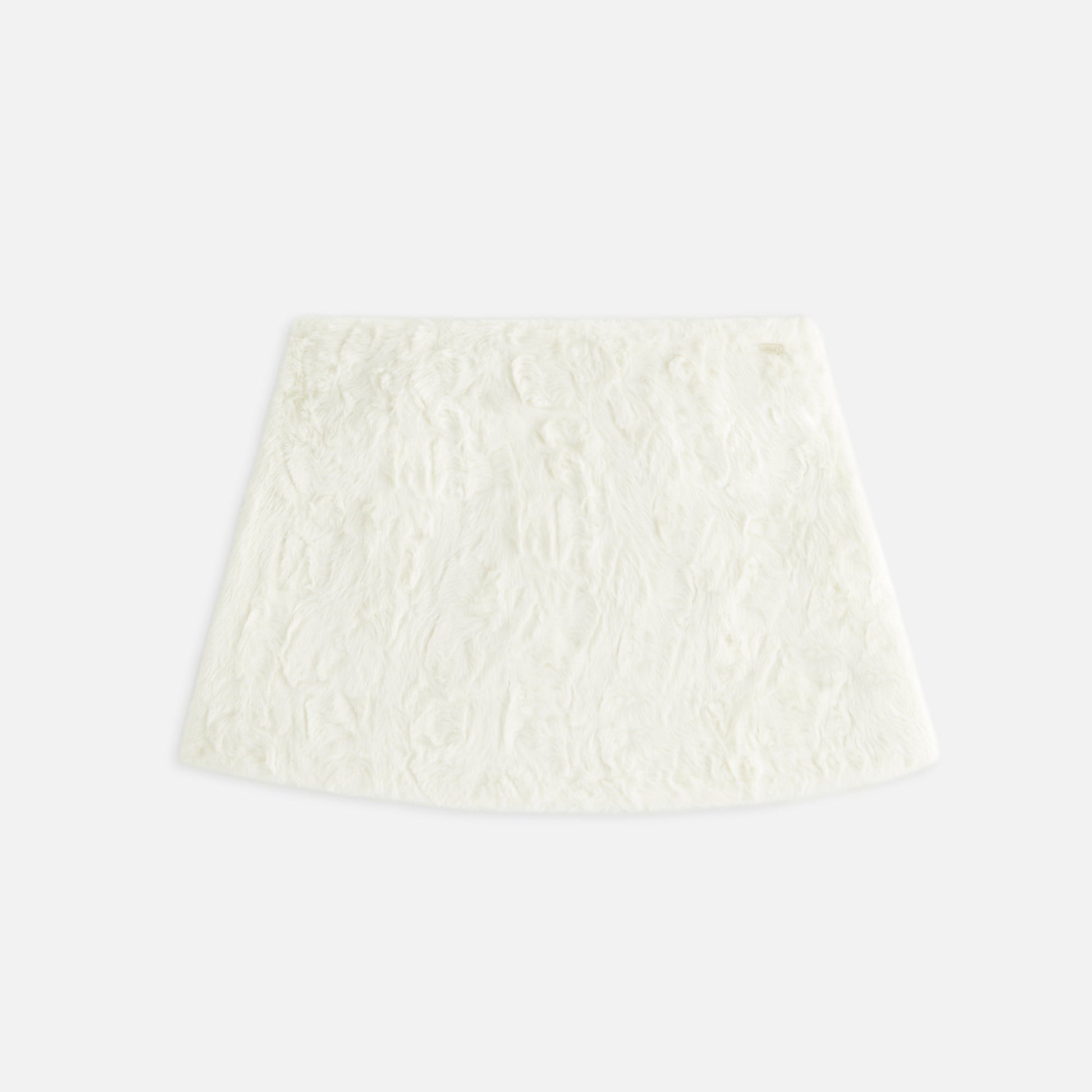 Women Kith Kith Women Ashtyn Cowlick Fur Mini Skirt - Sandrift