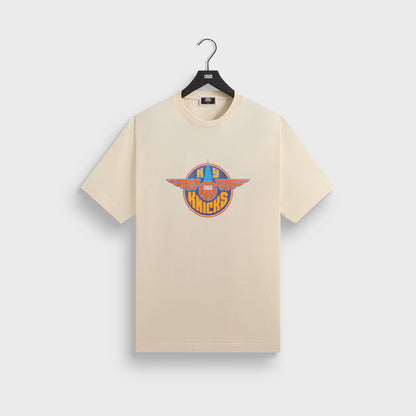 Men Kith Kith for the New York Knicks Wingman Vintage Tee - Sandrift