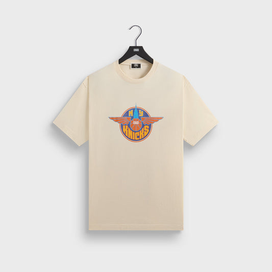 Men Kith Kith for the New York Knicks Wingman Vintage Tee - Sandrift