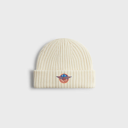 Men Kith Kith for the New York Knicks Wings Logo Beanie - Sandrift