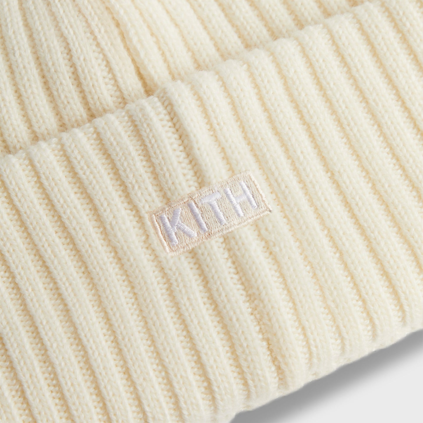 Men Kith Kith for the New York Knicks Wings Logo Beanie - Sandrift