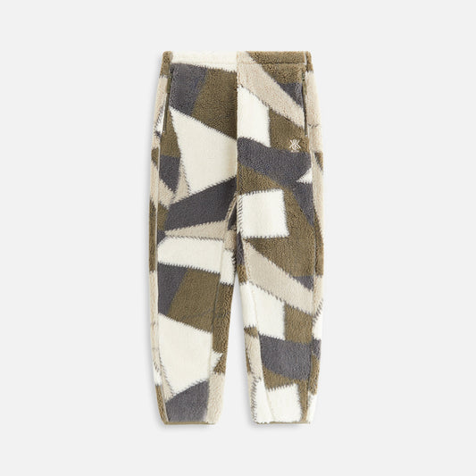 Women Kith Kith Women Chelsea III Patchwork Fleece Jogger - Plaster