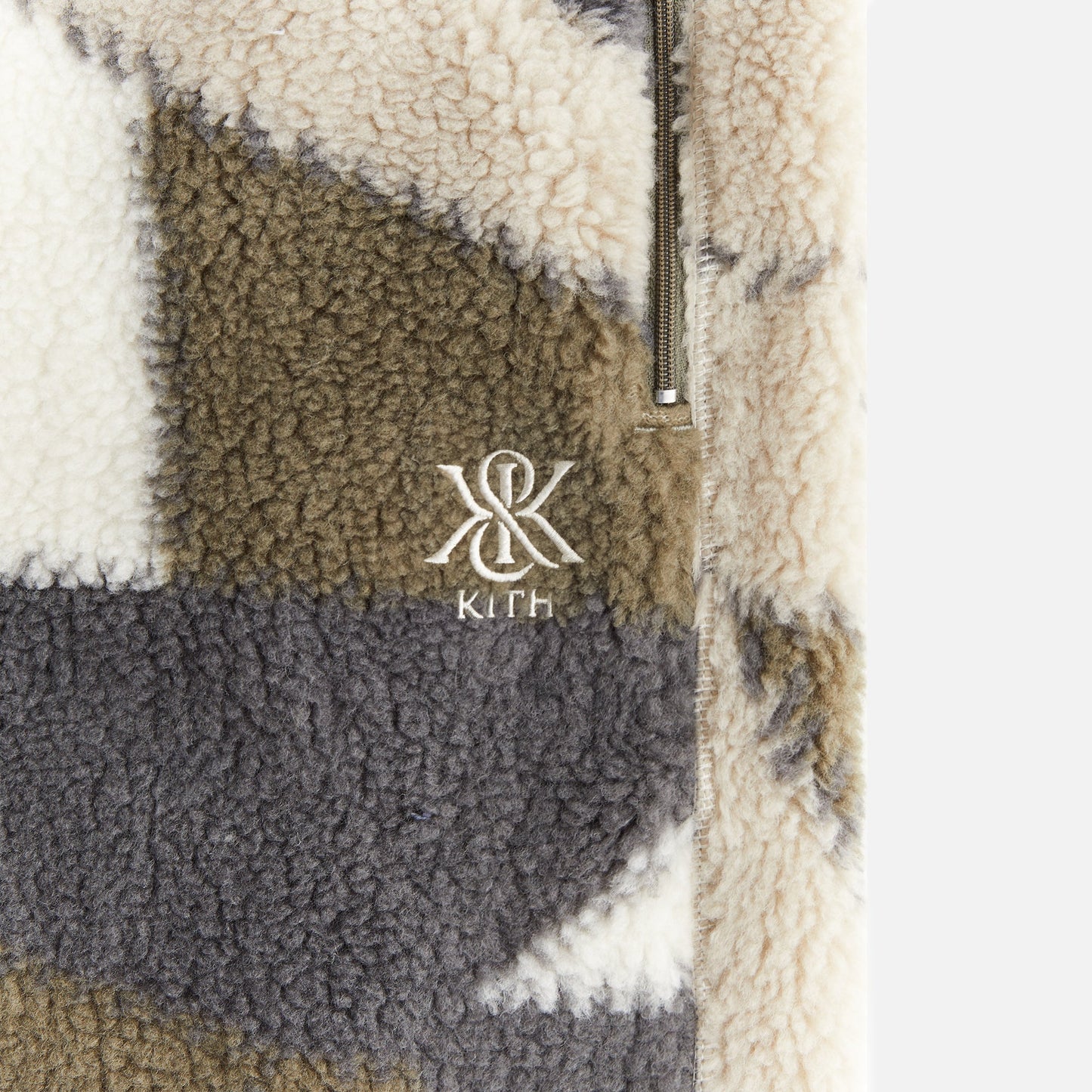 Women Kith Kith Women Chelsea III Patchwork Fleece Jogger - Plaster