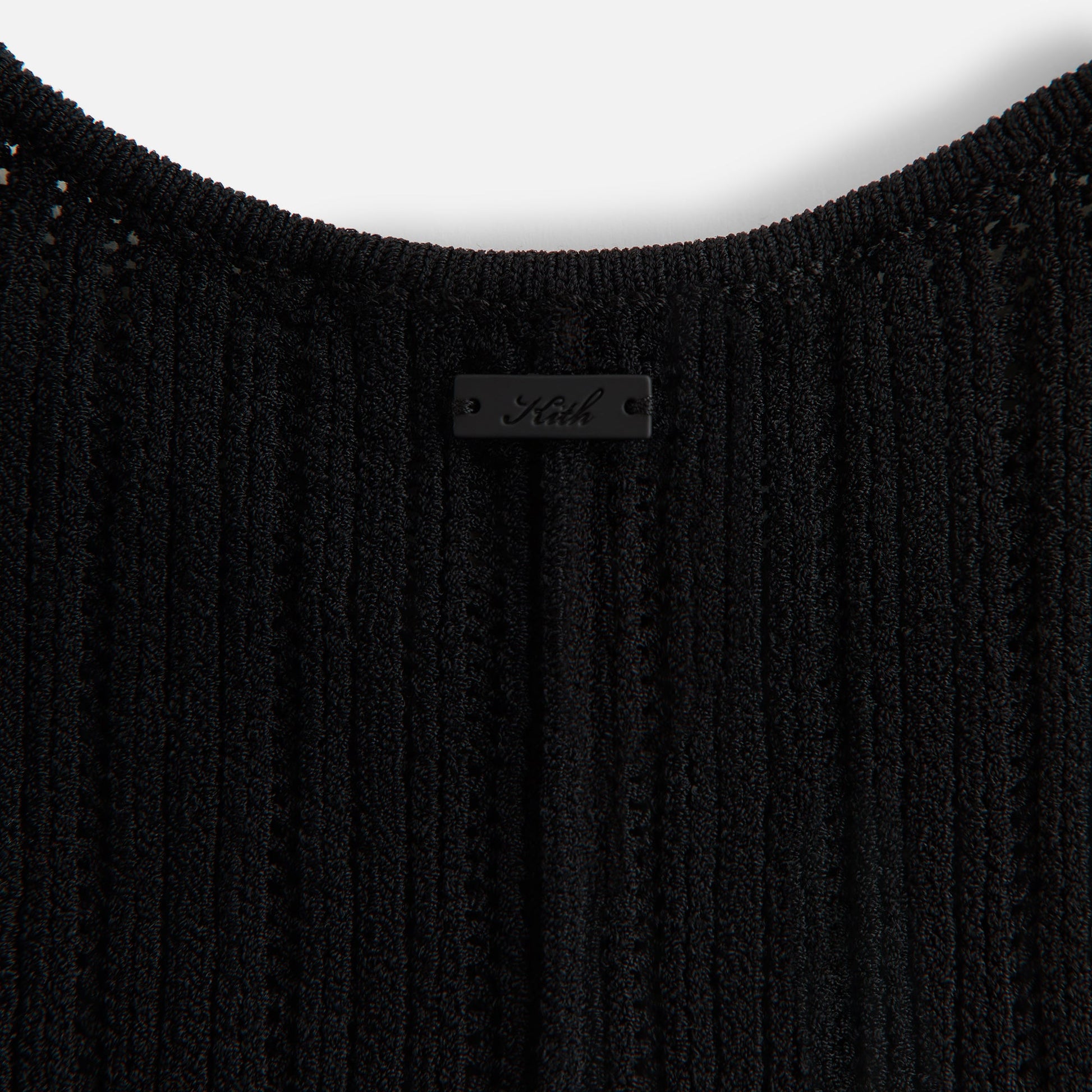 Women Kith Kith Women Camille Pointelle Knit Maxi - Black