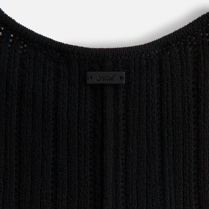 Women Kith Kith Women Camille Pointelle Knit Maxi - Black