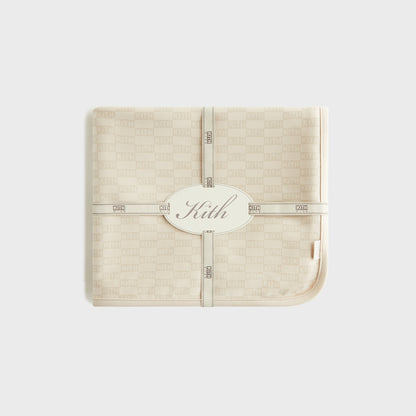 Kids Kith Kith Baby Monogram Blanket - Whisper