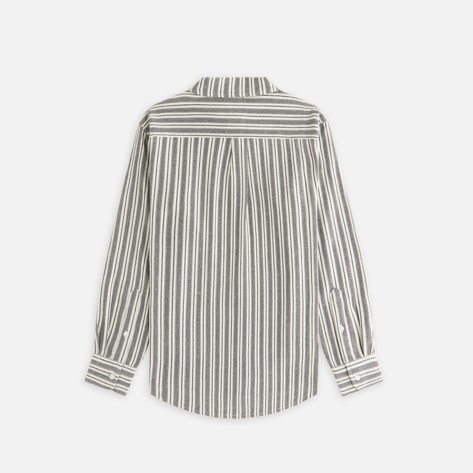 Women Kith Kith Women Ora II Dobby Stripe Shirt - Black
