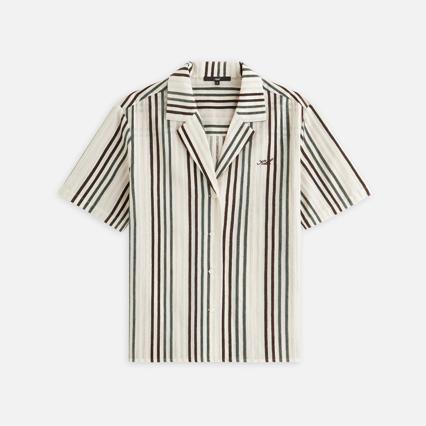 Women Kith Kith Women Elena II Chenille Stripe Shirt - Echo