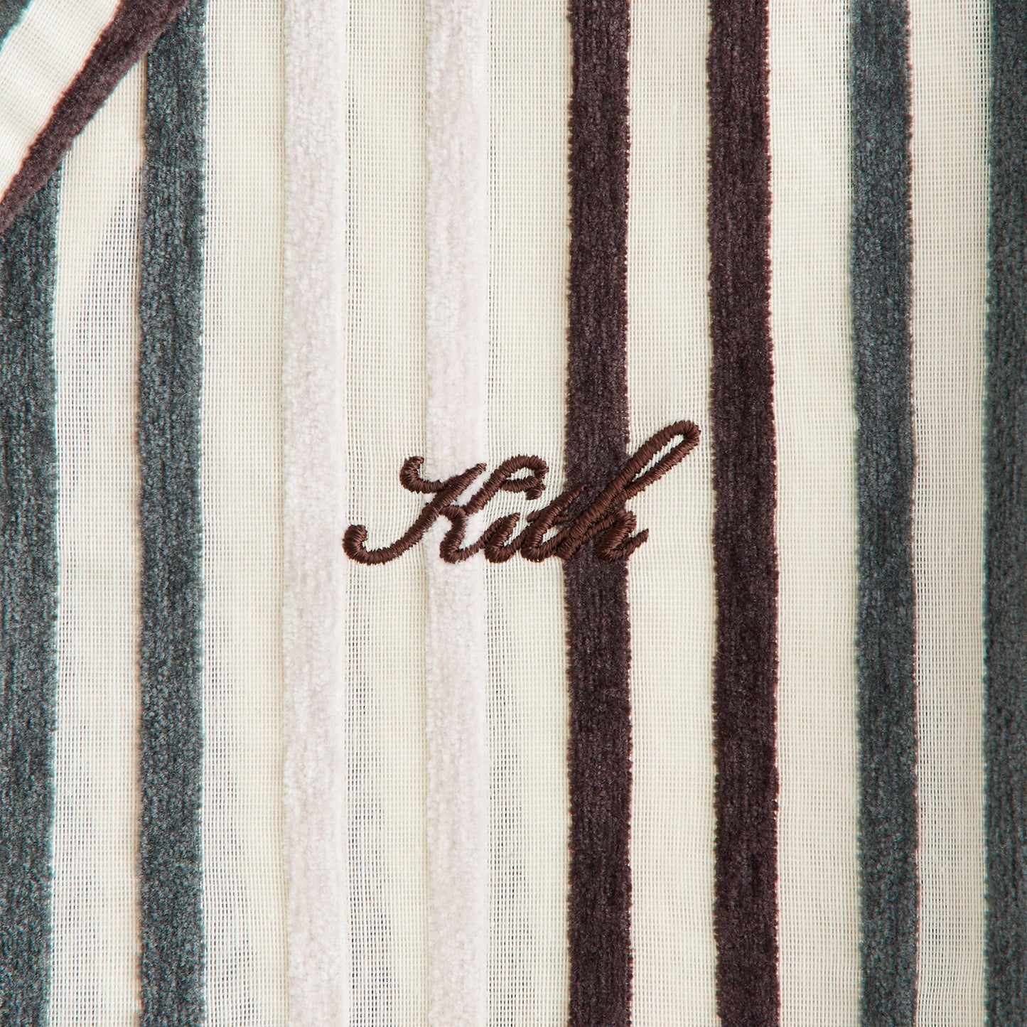 Women Kith Kith Women Elena II Chenille Stripe Shirt - Echo