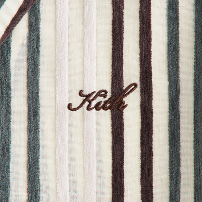 Women Kith Kith Women Elena II Chenille Stripe Shirt - Echo