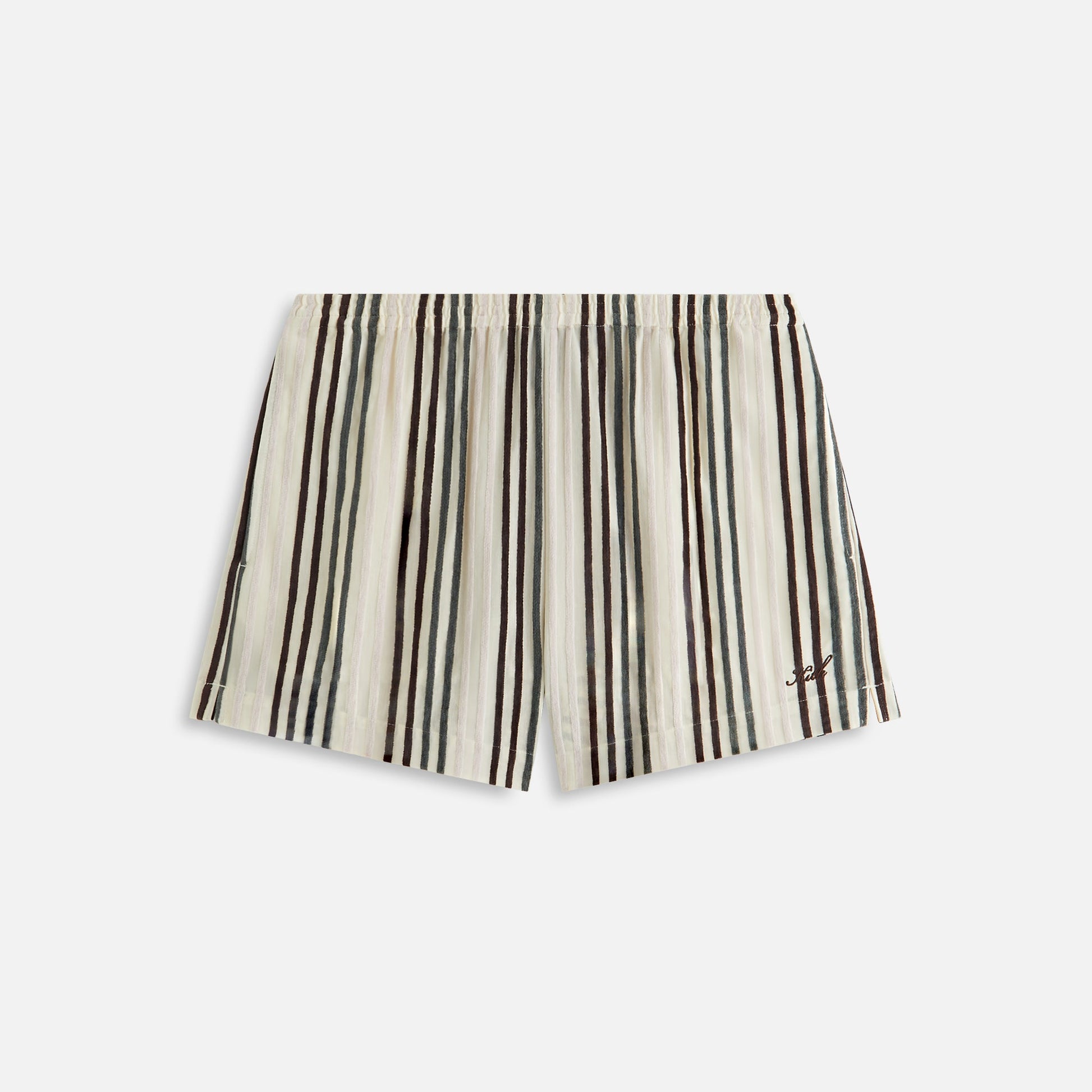 Women Kith Kith Women Erika II Chenille Stripe Short - Echo
