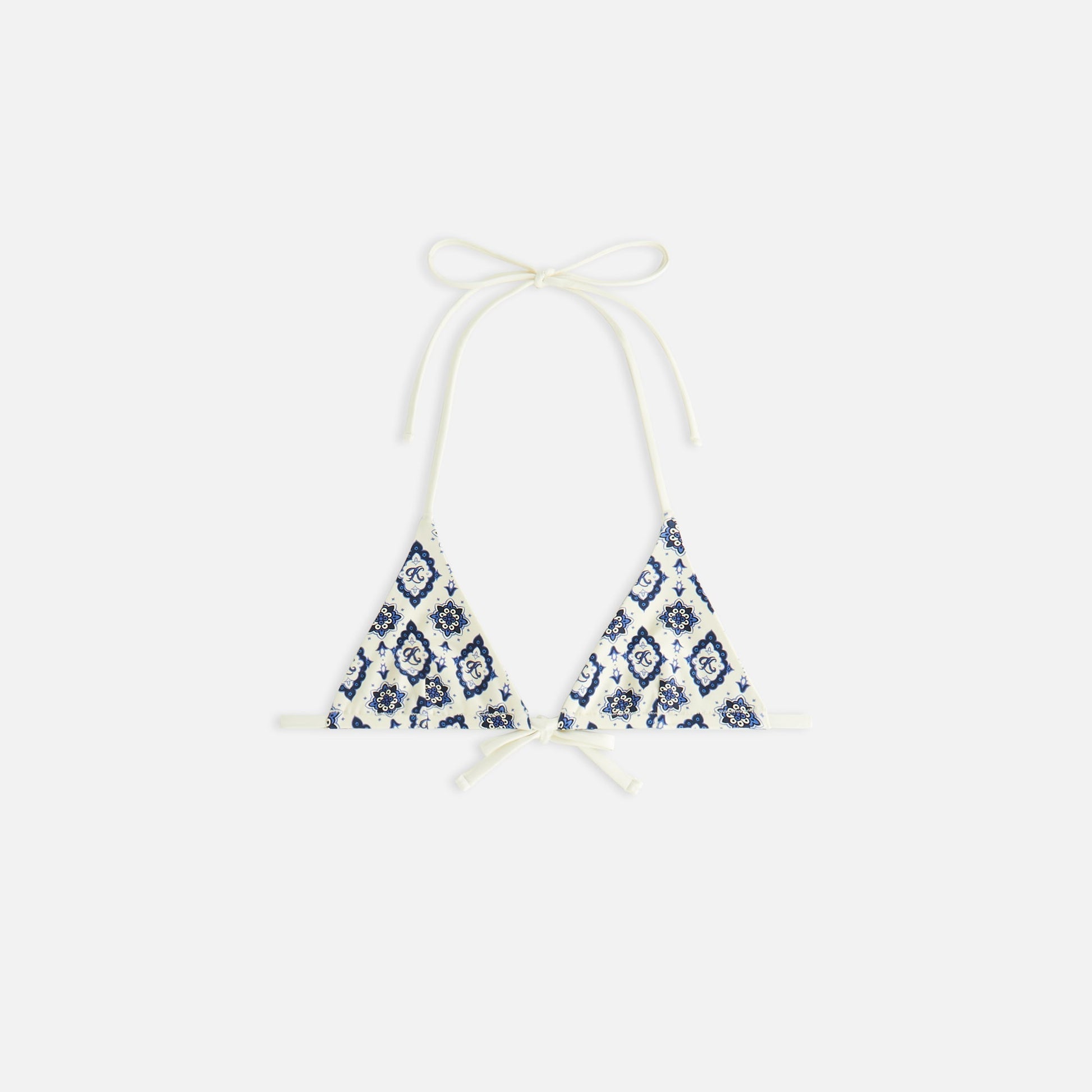 Women Kith Kith Women Talia II Baroque Tile Tie Top - Sandrift