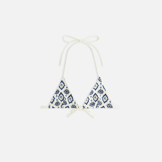 Women Kith Kith Women Talia II Baroque Tile Tie Top - Sandrift