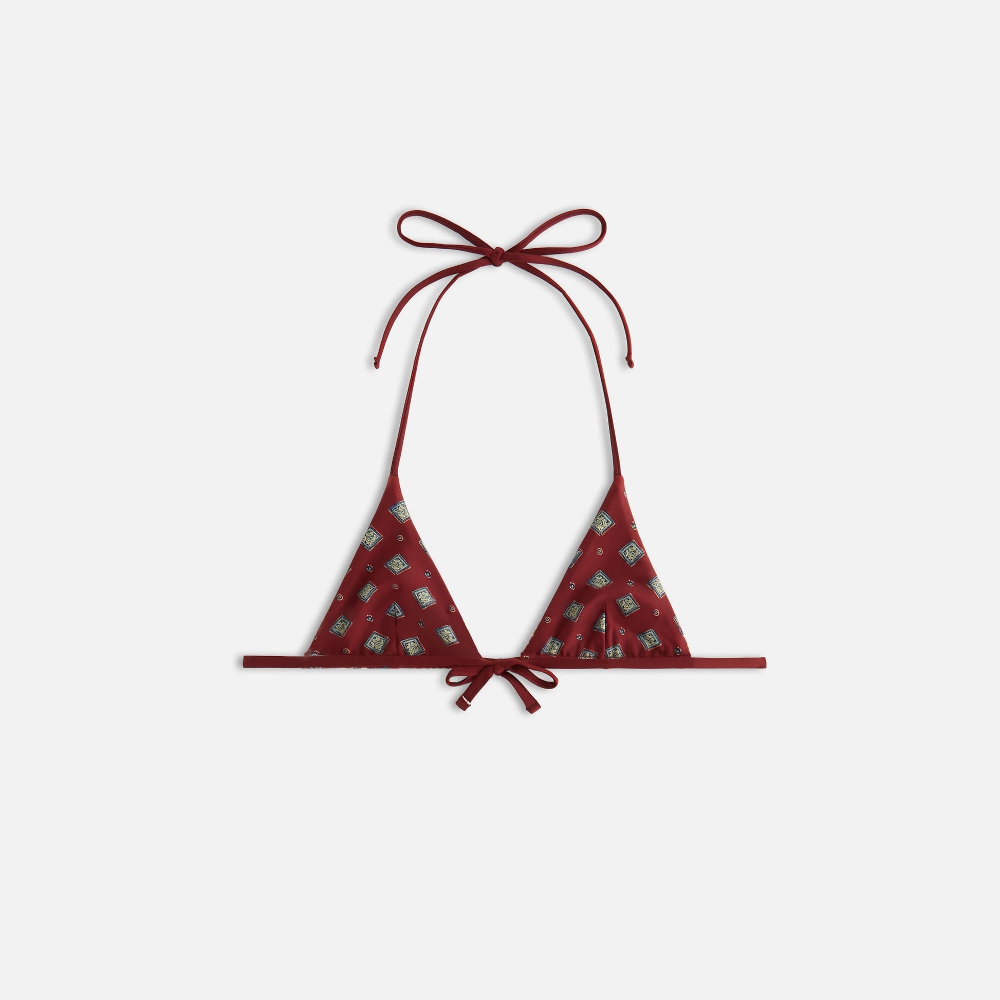 Women Kith Kith Women Talia II Geo Floral Tie Top - Rhone