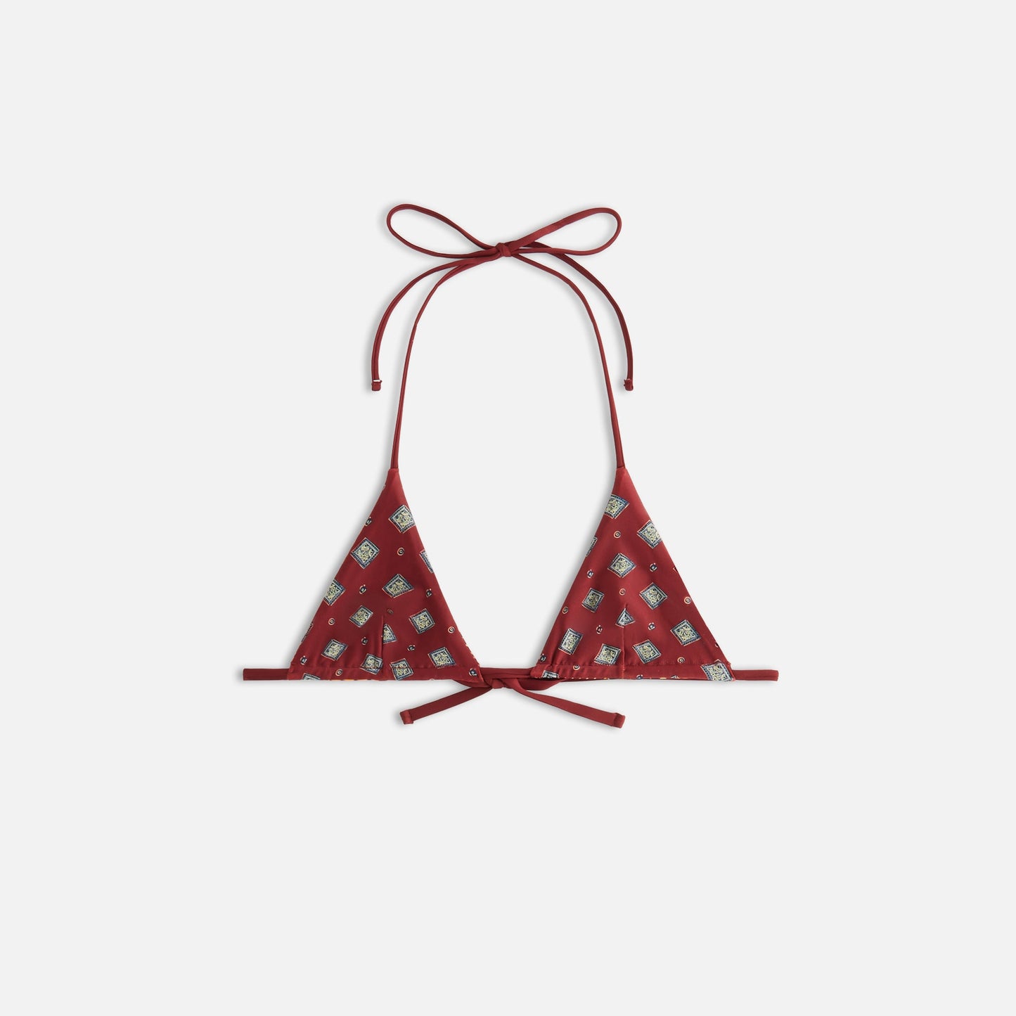Women Kith Kith Women Talia II Geo Floral Tie Top - Rhone