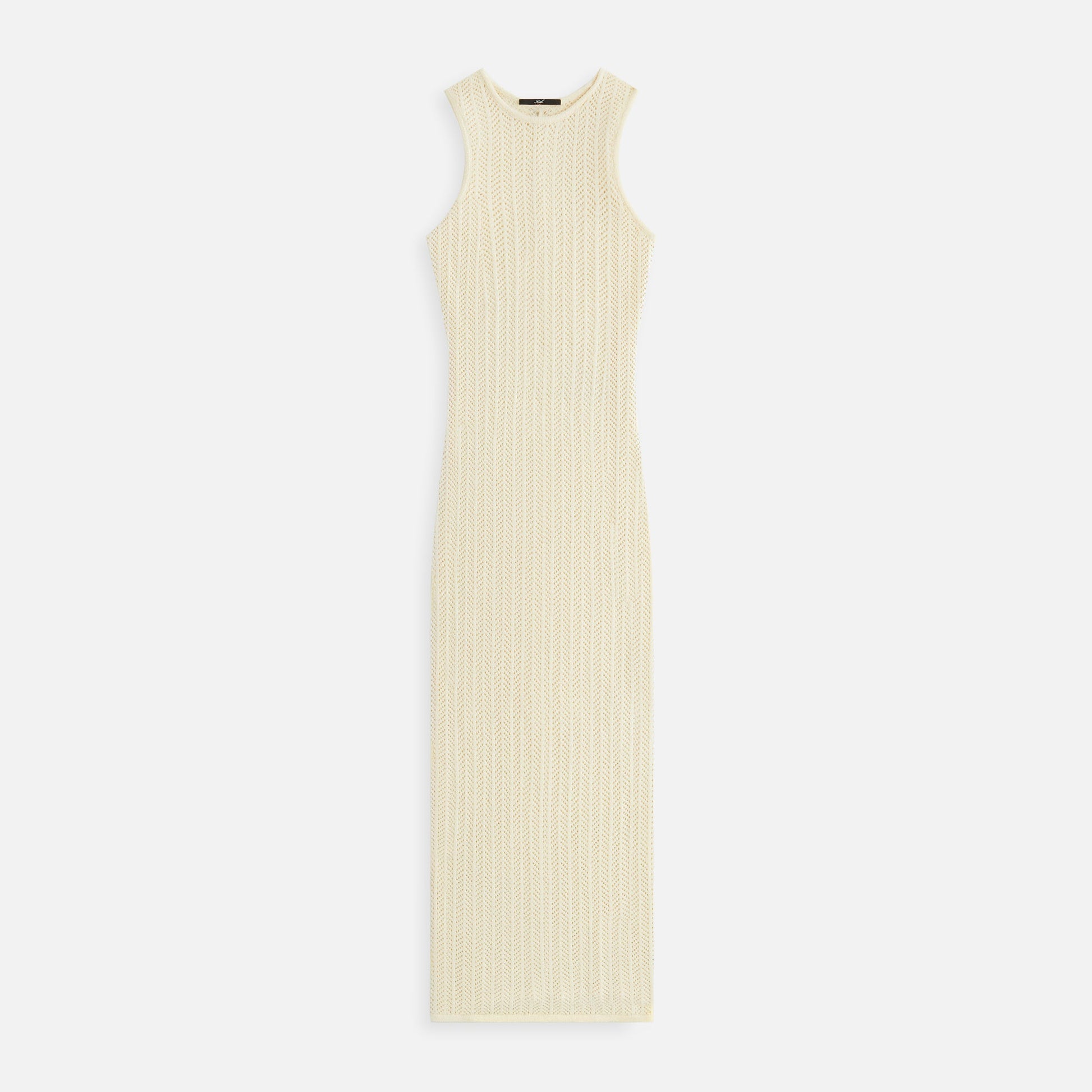 Women Kith Kith Women Camille Chevron Pointelle Knit Maxi - Sandrift