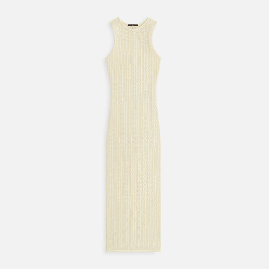 Women Kith Kith Women Camille Chevron Pointelle Knit Maxi - Sandrift