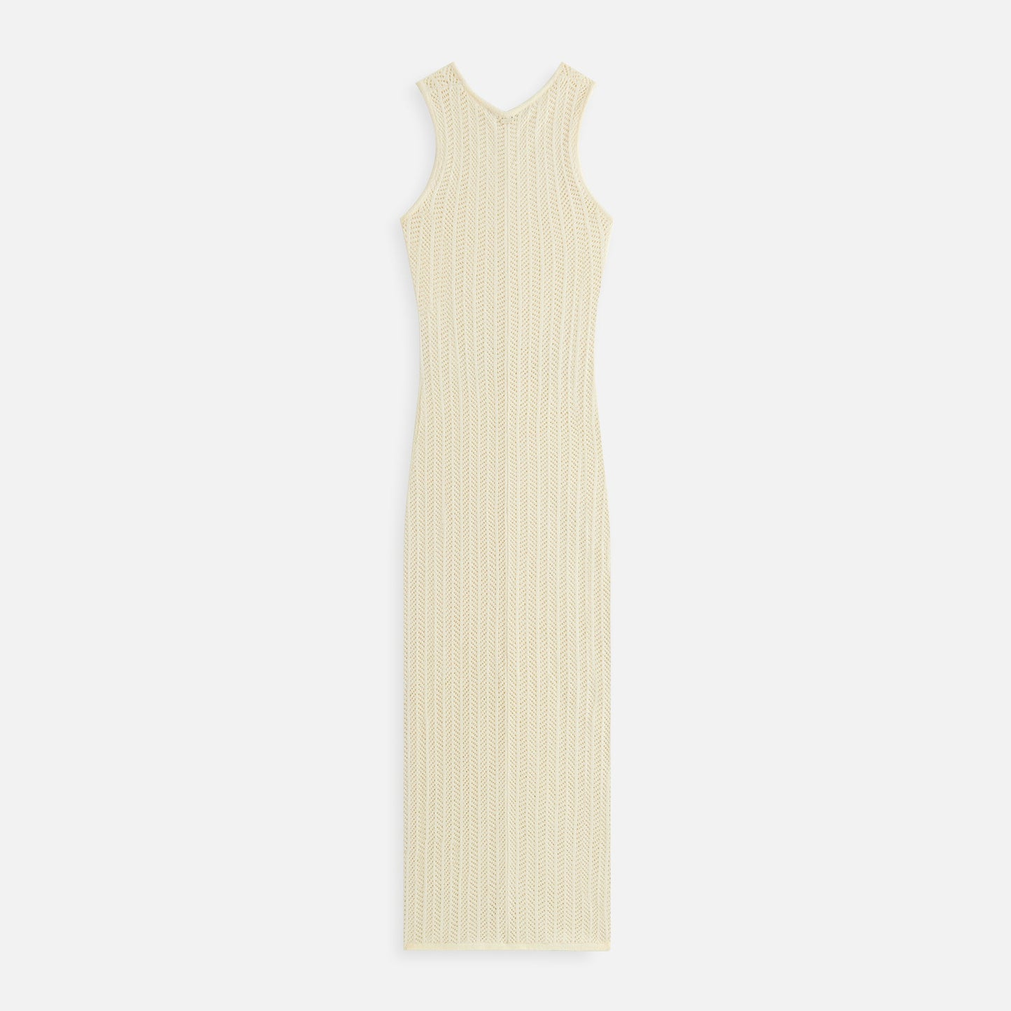 Women Kith Kith Women Camille Chevron Pointelle Knit Maxi - Sandrift