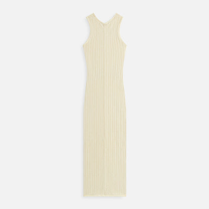 Women Kith Kith Women Camille Chevron Pointelle Knit Maxi - Sandrift