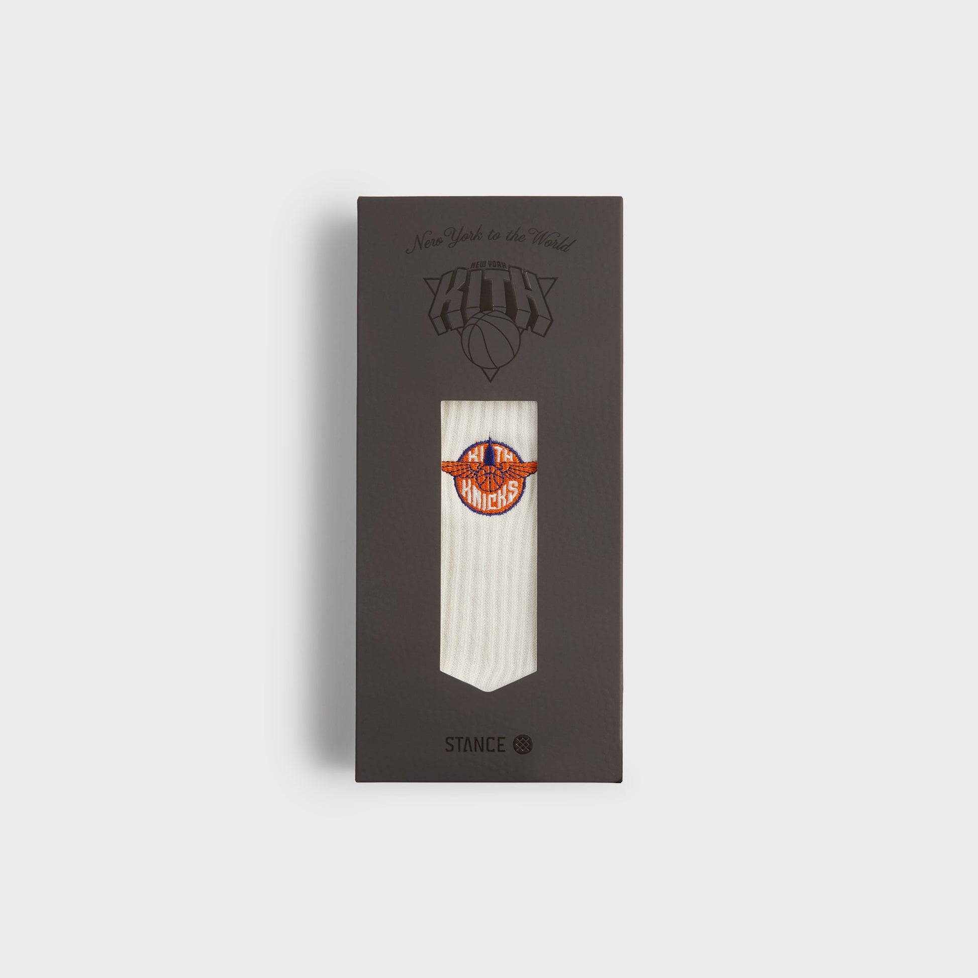 Men Kith Kith & Stance for the New York Knicks Wingman Crew Socks - Silk