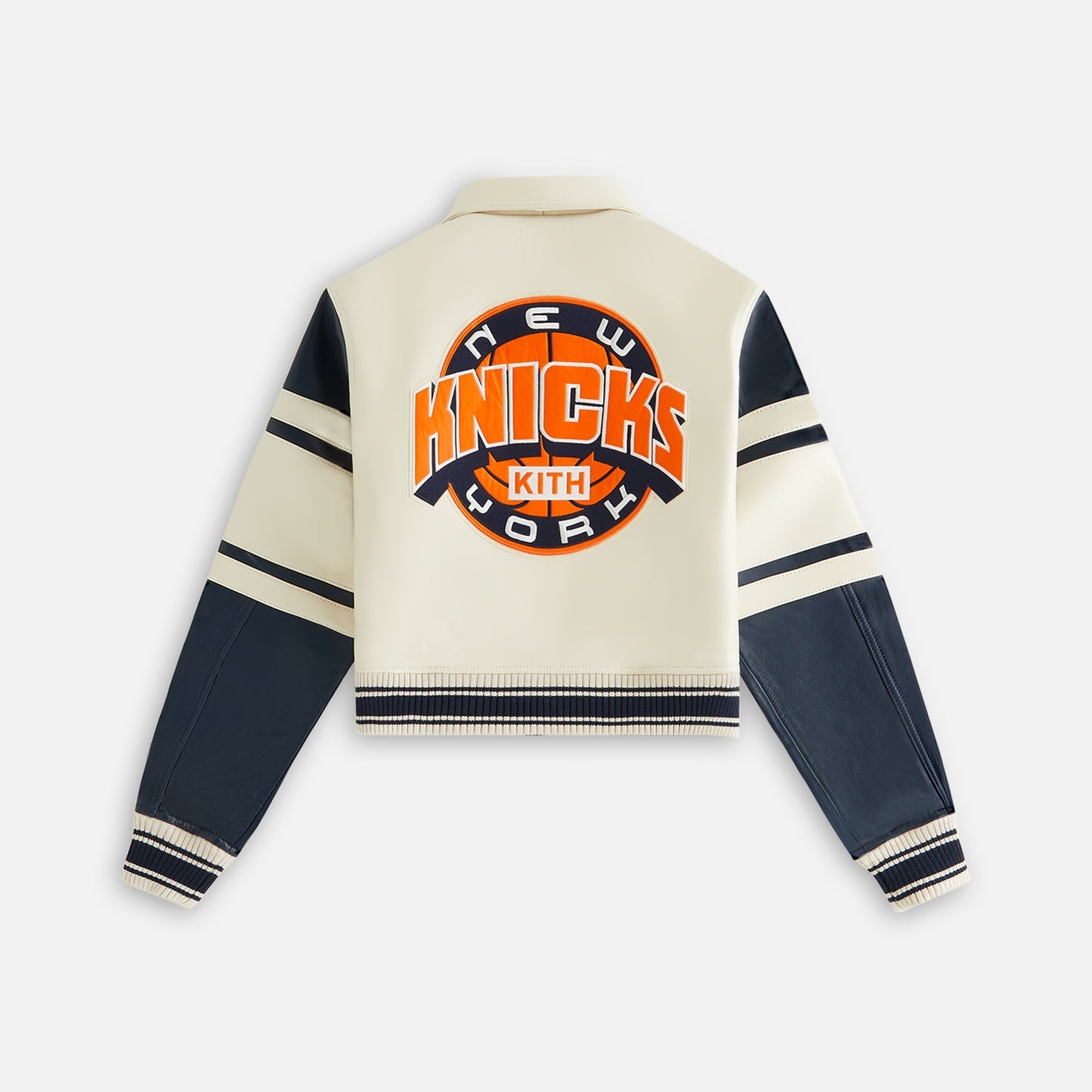 Women Kith Kith Women & AVIREX for the New York Knicks Icon Jacket - Sandrift