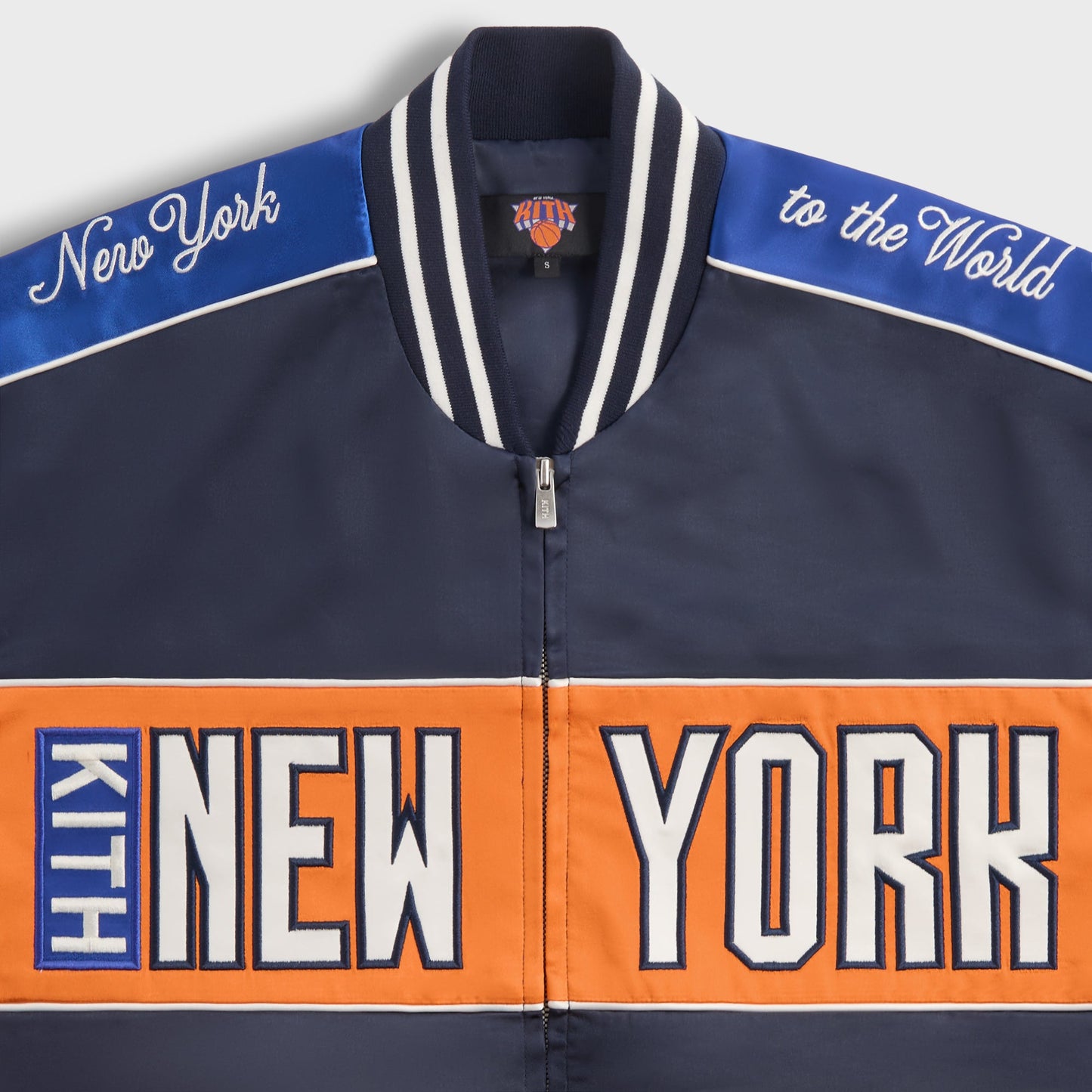 Men Kith Kith for the New York Knicks Souvenir Jacket - Nocturnal