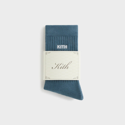 Kids Kith Kith Kids Classic Crew Socks - Anchor