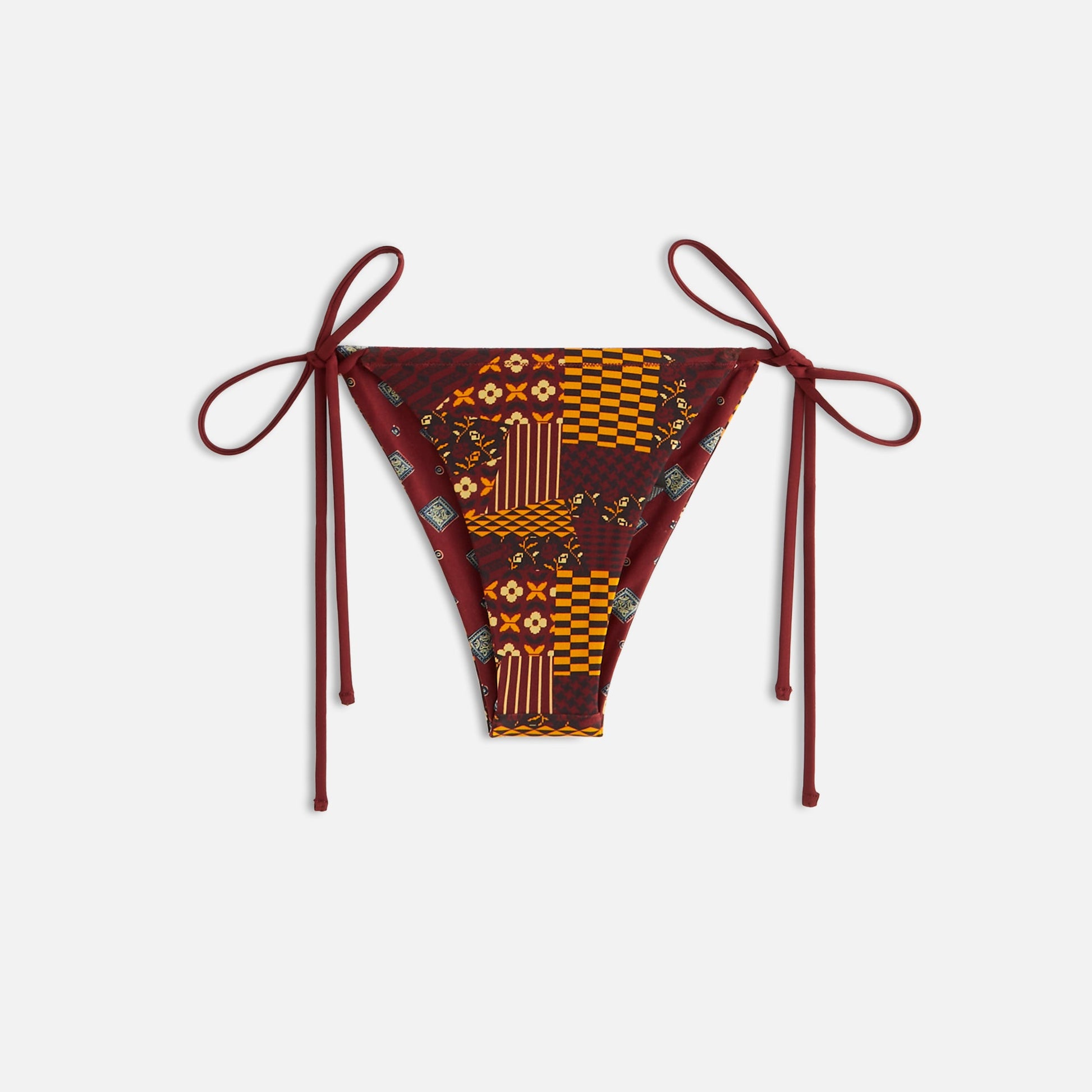 Women Kith Kith Women Tova Geo Floral Tie Bottom - Rhone