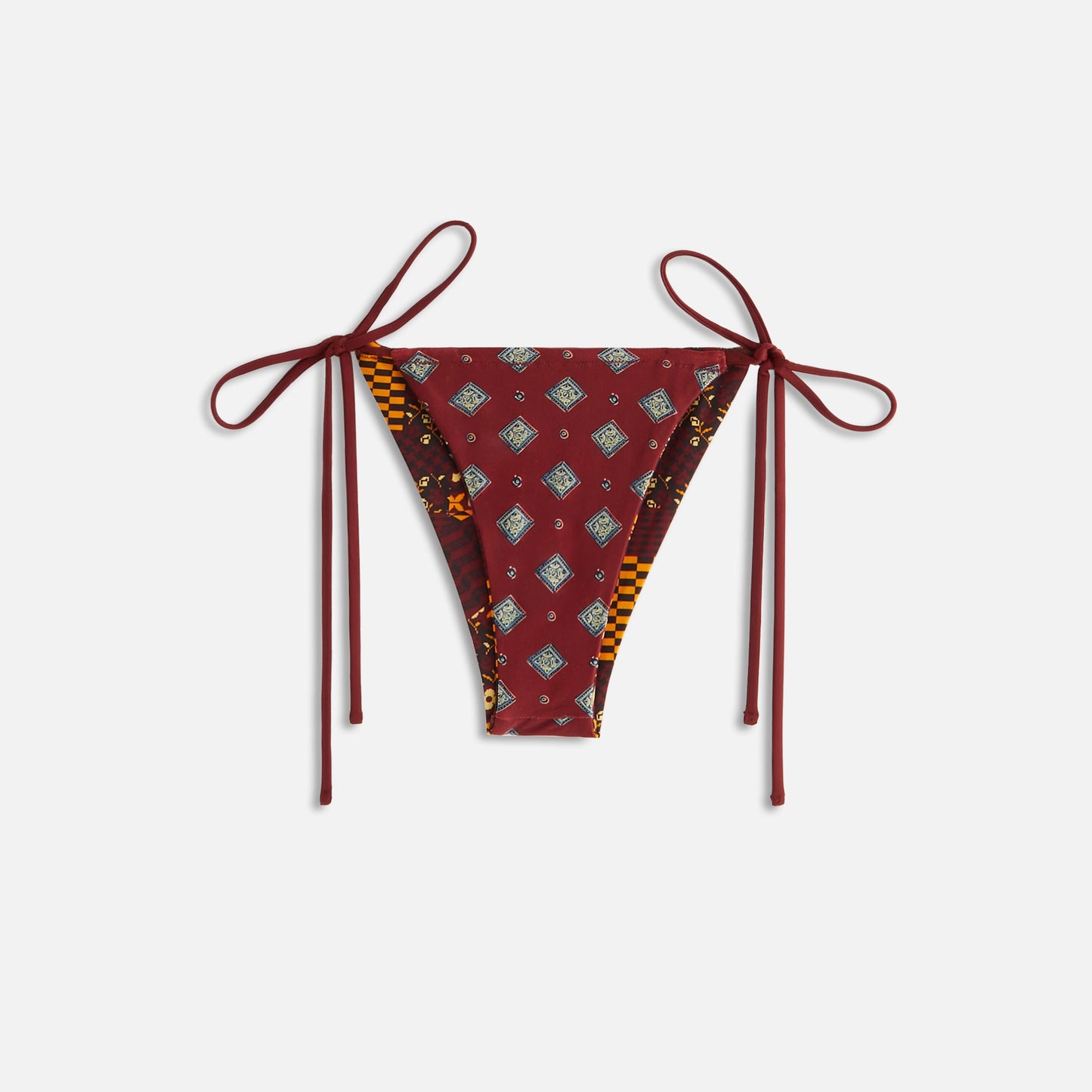 Women Kith Kith Women Tova Geo Floral Tie Bottom - Rhone