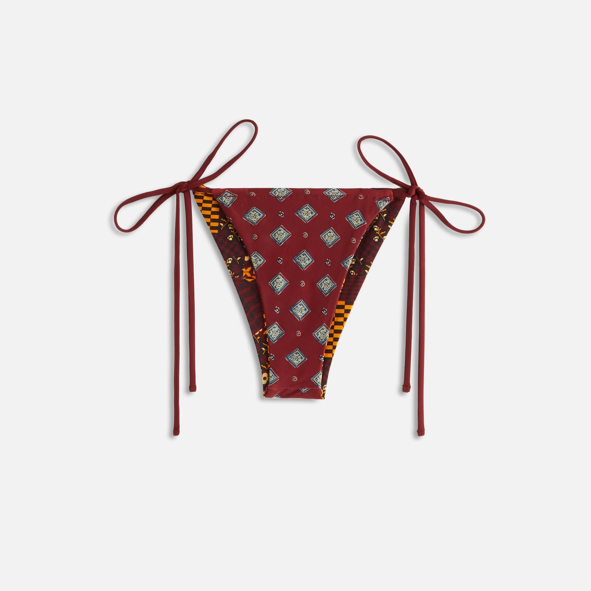 Women Kith Kith Women Tova Geo Floral Tie Bottom - Rhone