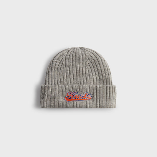 Men Kith Kith for the New York Knicks Court Vision Beanie - Light Heather Grey