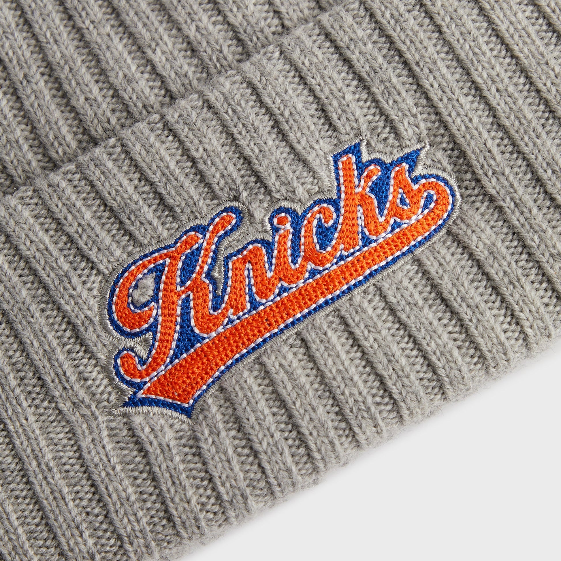 Men Kith Kith for the New York Knicks Court Vision Beanie - Light Heather Grey