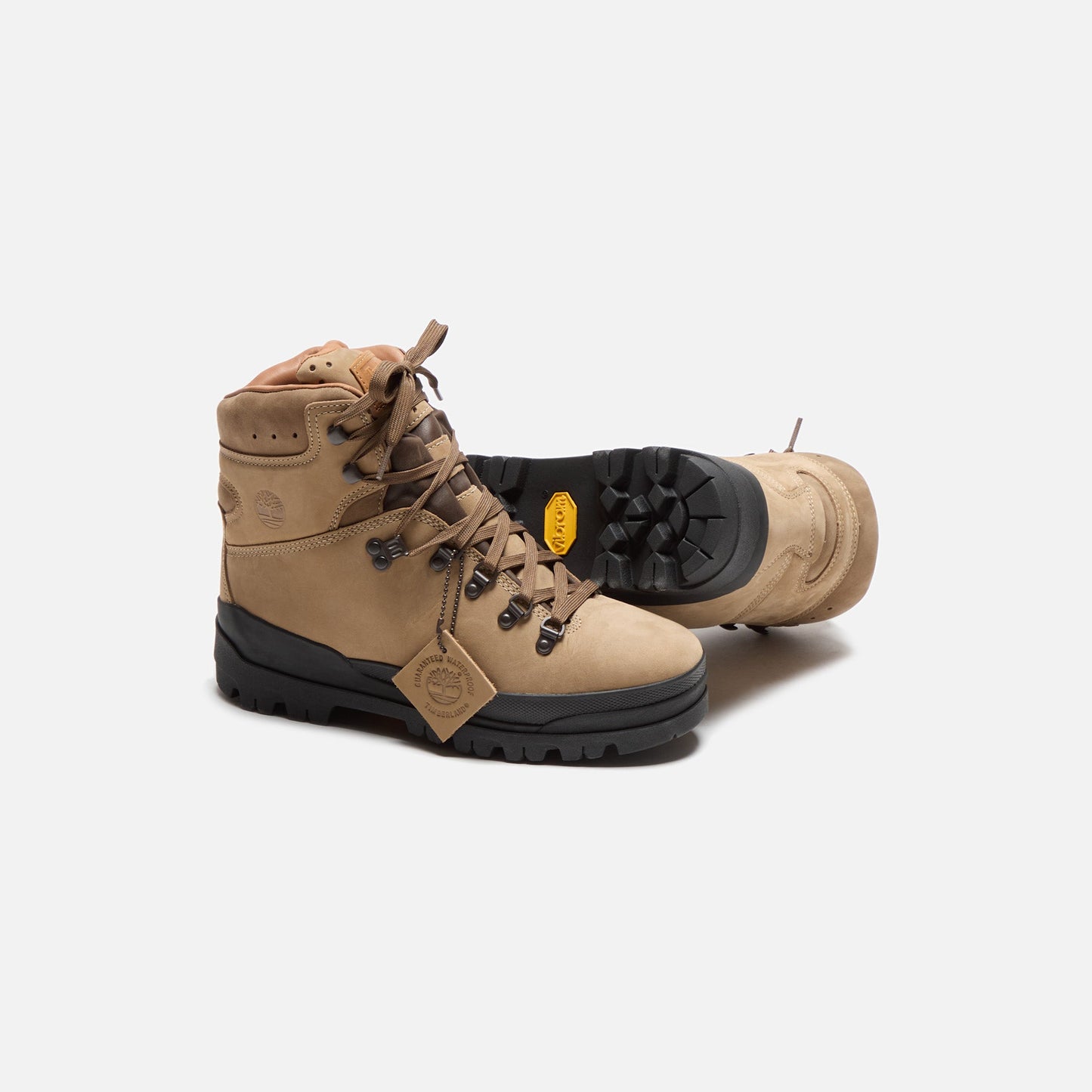 Men Kith Timberland Mid Lace-Up Waterproof Hiking Boot - Beige