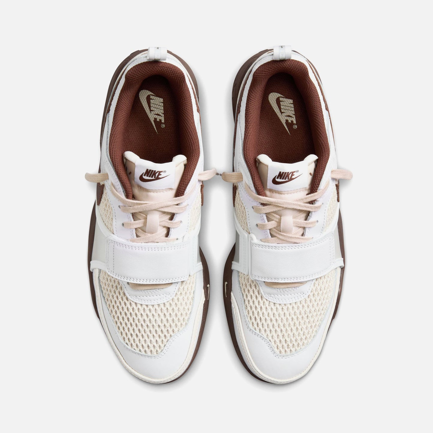 Men Kith Nike x Travis Scott Jumpman Jack Zoom Field Jaxx - White / Light Choco