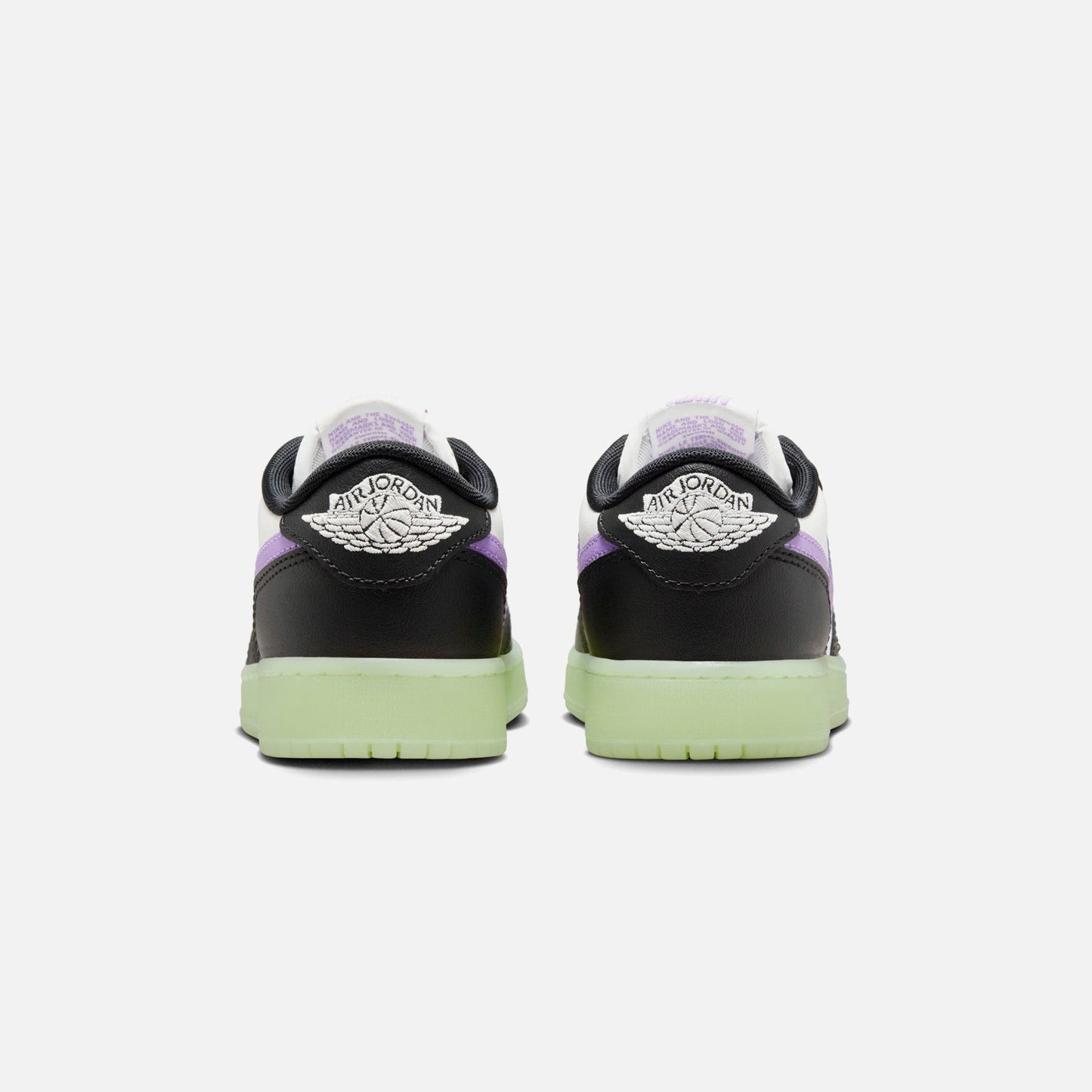 Kids Kith Jordan GS Air Jordan 1 Retro Low OG - Black / Black Raspberry / Volt T