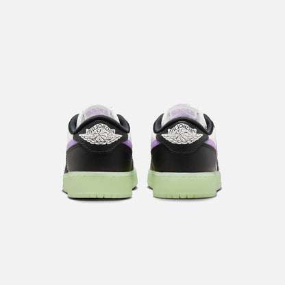 Kids Kith Jordan GS Air Jordan 1 Retro Low OG - Black / Black Raspberry / Volt T