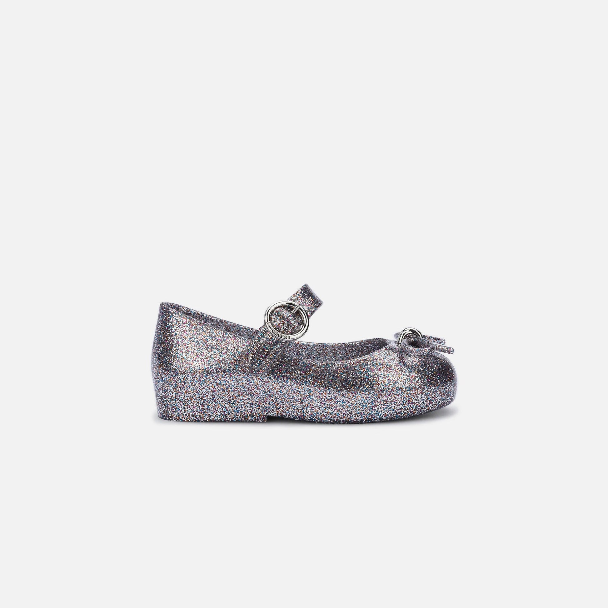 Kids Kith Melissa Mini Sweet Love Flat BB - Silver Glitter