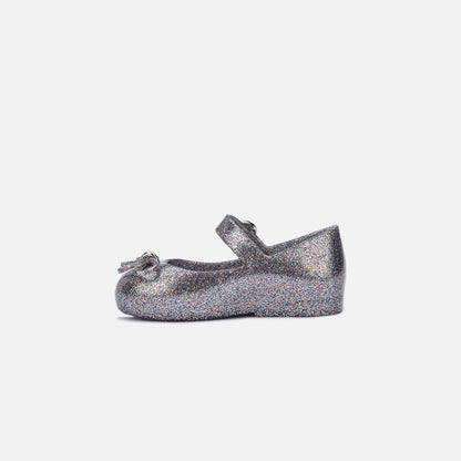 Kids Kith Melissa Mini Sweet Love Flat BB - Silver Glitter