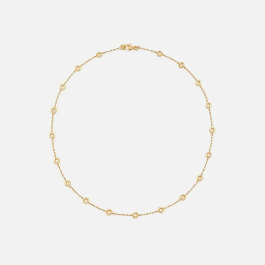 Men|Women Kith Yvonne Leon Mini Donuts Necklace - Gold / Diamonds