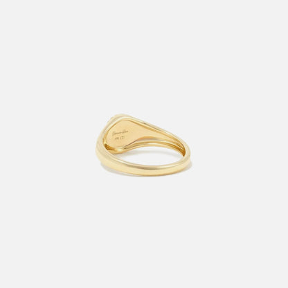 Men|Women Kith Yvonne Leon Baby Signet Ring With Diamond - Black