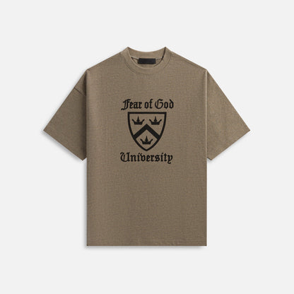 Men Kith Essentials Heavy Crewneck Tee - Heather Grey