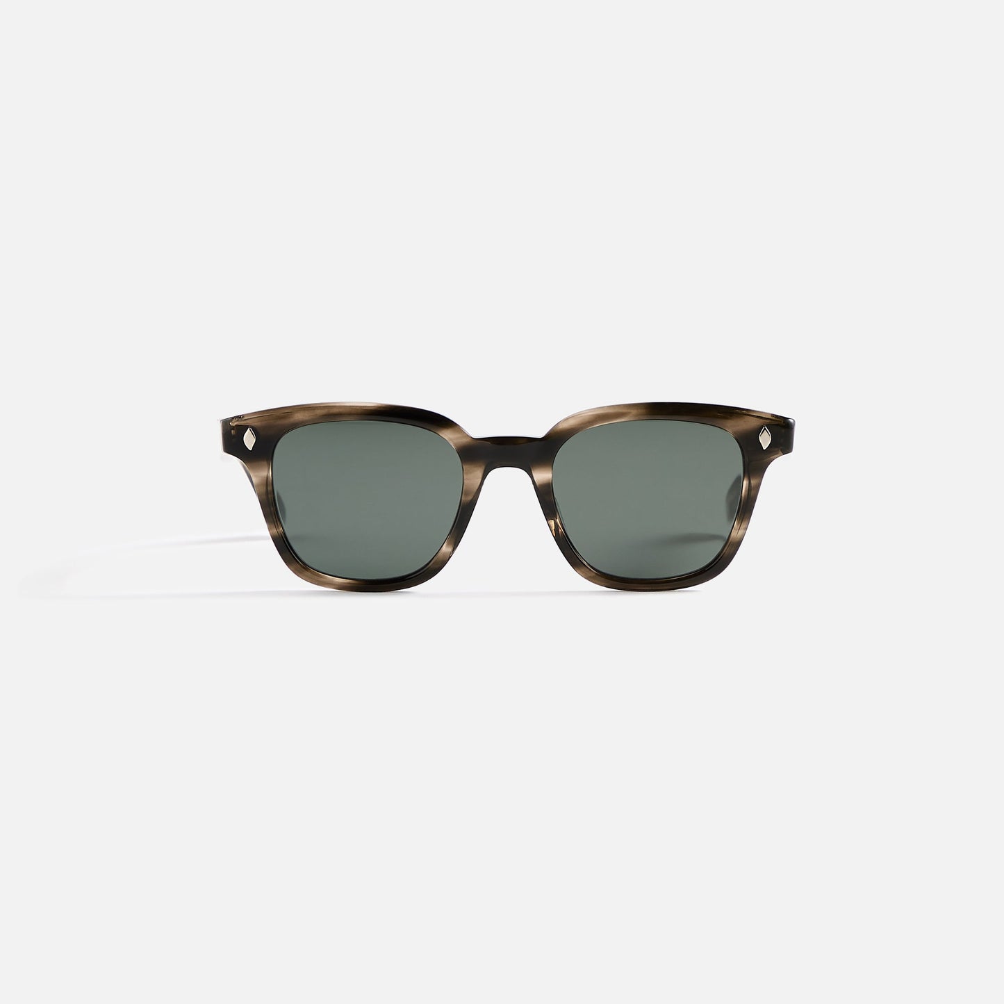 Men Kith Garrett Leight Broadway Sunglass - Black Sleet Tortoise / Semi Flat Pu