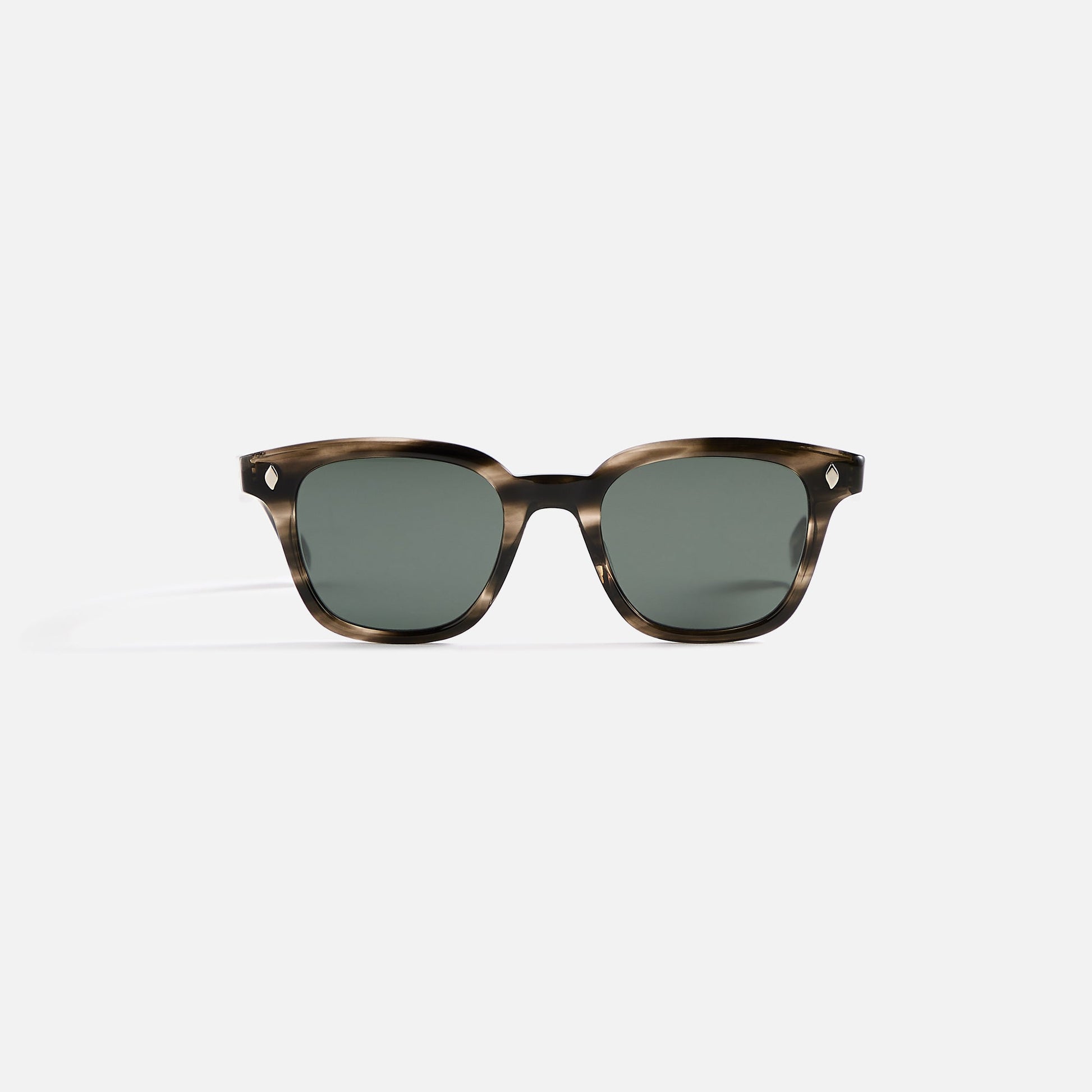 Men Kith Garrett Leight Broadway Sunglass - Black Sleet Tortoise / Semi Flat Pu