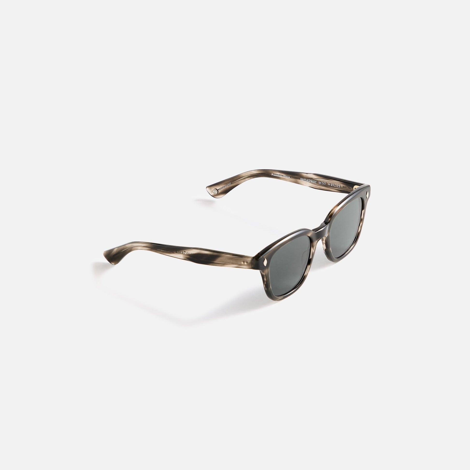 Men Kith Garrett Leight Broadway Sunglass - Black Sleet Tortoise / Semi Flat Pu