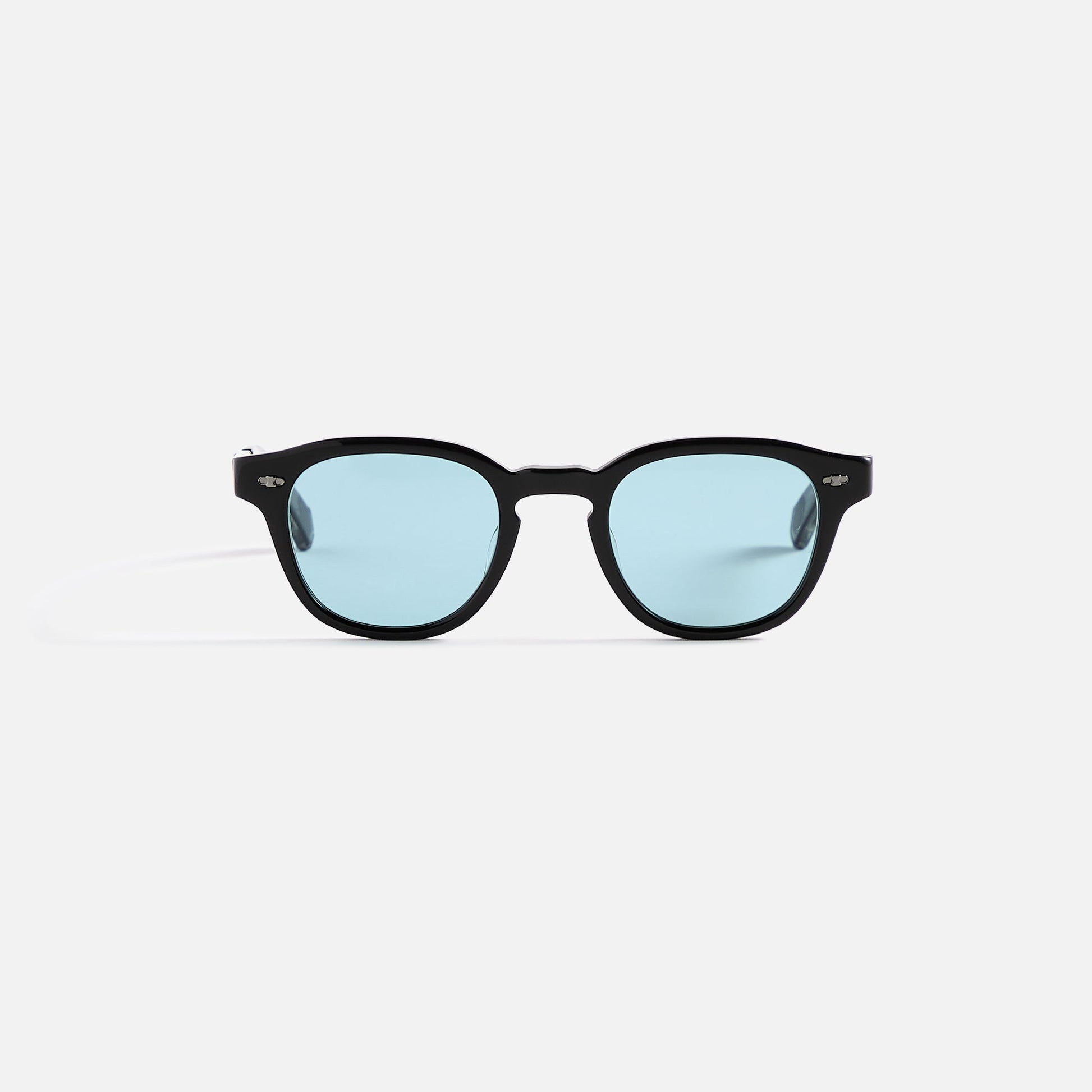 Men Kith Garrett Leight Mr. Leight James Sunglass - Black Gunmetal / Brittany B