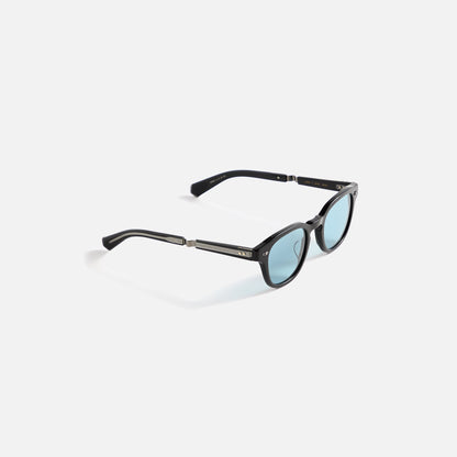 Men Kith Garrett Leight Mr. Leight James Sunglass - Black Gunmetal / Brittany B