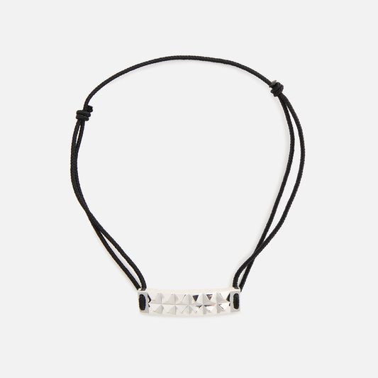 Men Kith Le Gramme 5 Grammes Pyramid Cord Polished - Black / Silver